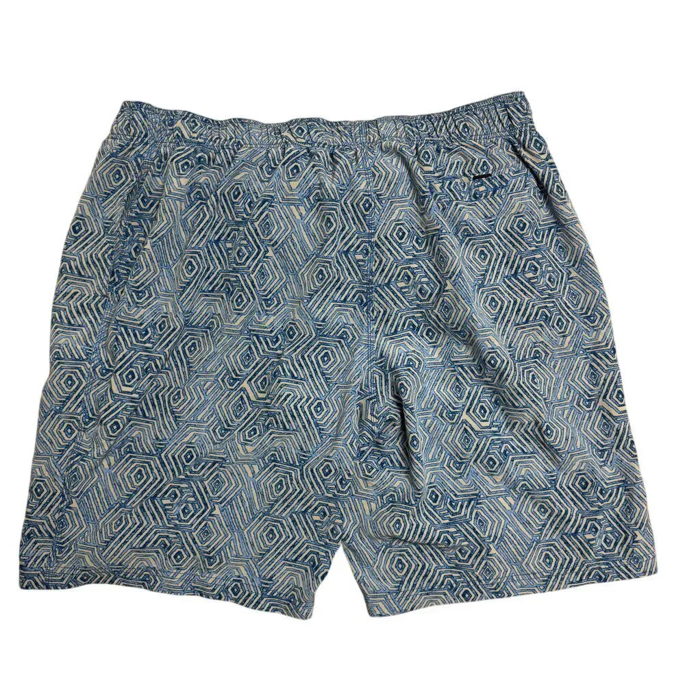 Coolibar Men's Size XXL‎ Blue Mesh Lined Swim Trunk Shorts